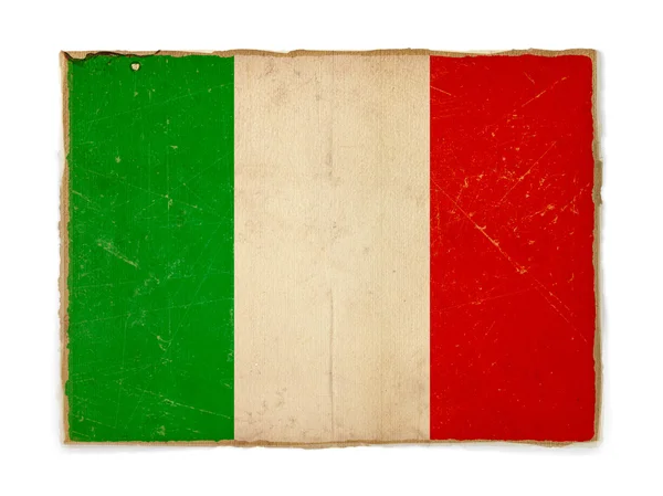 Bandera Grunge de Italia — Foto de Stock
