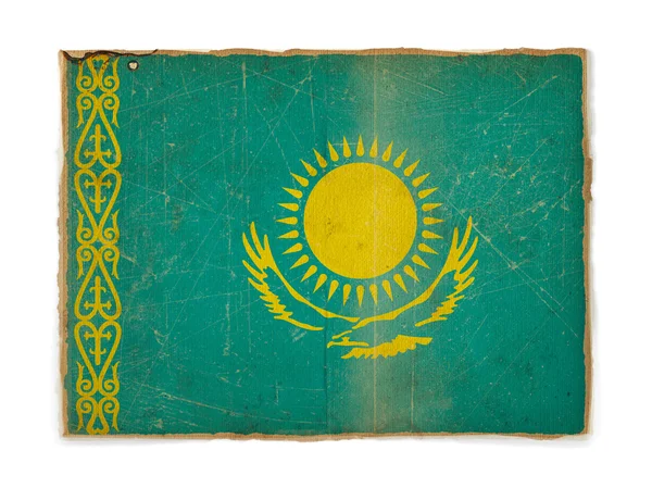 Σημαία Grunge του Καζακστάν — Φωτογραφία Αρχείου