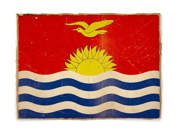 Grunge flag of Kiribati — Stock Photo, Image