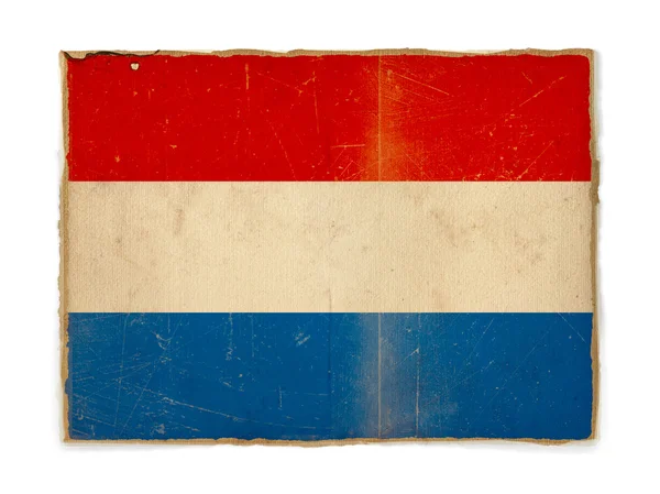 Grunge vlag van Luxemburg — Stockfoto
