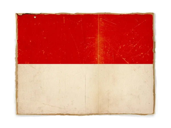 Grunge σημαία του Μονακό — Φωτογραφία Αρχείου