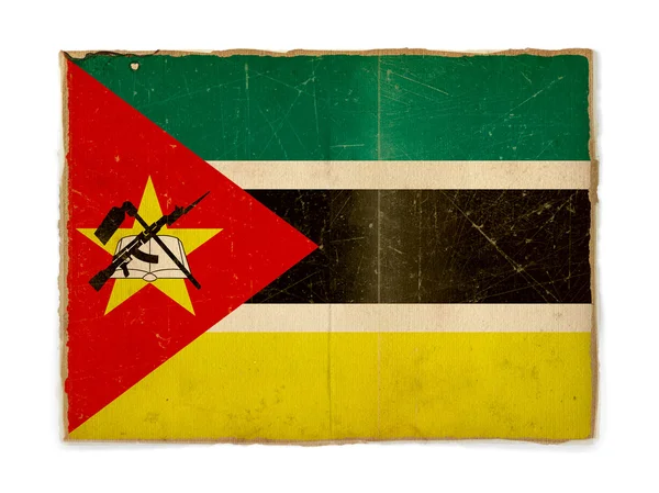 Grunge flag of Mozambique — Stock Photo, Image