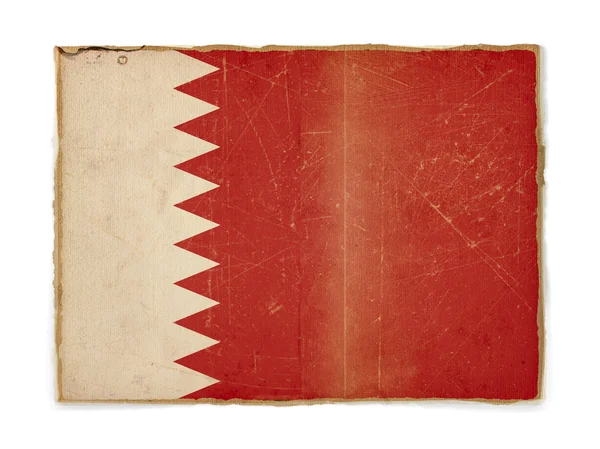 Grunge bandiera del Qatar — Foto Stock
