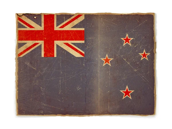 Grunge-Flagge von Neuseeland — Stockfoto