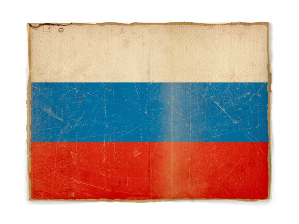 Grunge flag of Russia — Stock Photo, Image