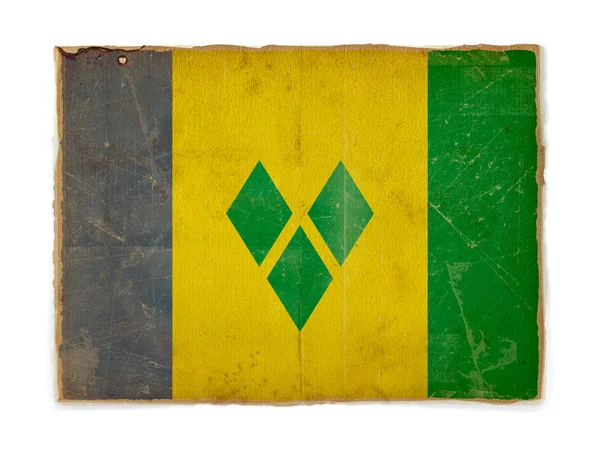 Bandera Grunge de San Vicente y el Gre —  Fotos de Stock