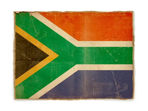 Гранж прапор Південно-Африканської Республіки — стокове фото