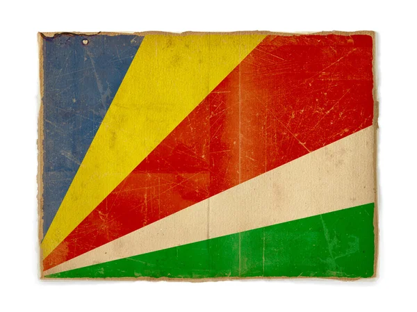 Bandiera grunge delle Seychelles — Foto Stock