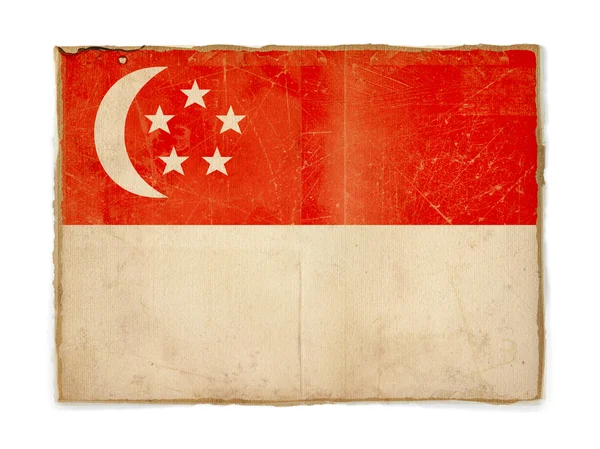 Грандж Прапор Сінгапуру — стокове фото