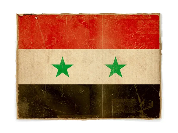 그런 지 시리아의 국기 — 스톡 사진