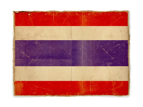Гранж-флаг Таиланда — стоковое фото