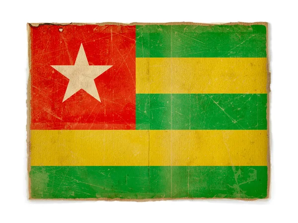 Grunge bayrak Togo — Stok fotoğraf