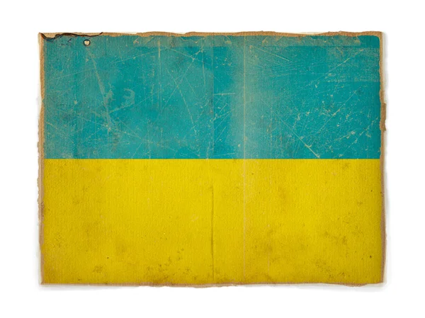 Bandera Grunge de Ucrania — Foto de Stock