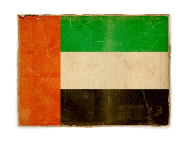 Grunge vlajka Spojených arabských emirátů — Stock fotografie