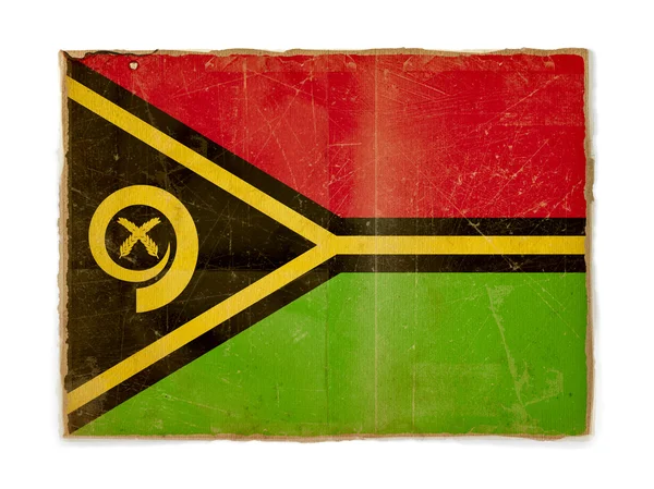 Grunge vlag van vanuatu — Stockfoto