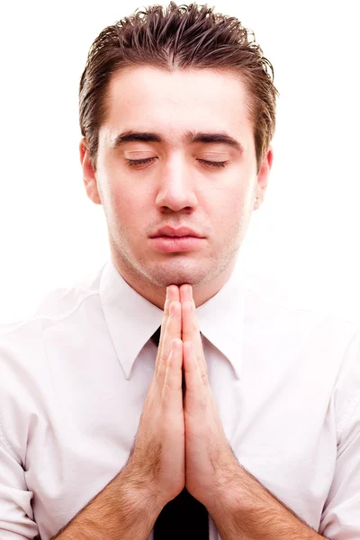 Mężczyzna Dokonywanie modlitwy. — Zdjęcie stockowe