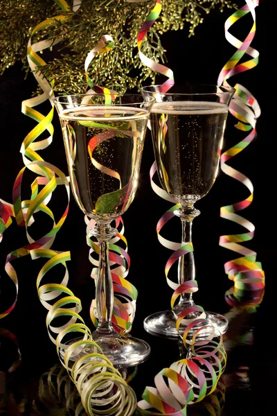 Вино для празднования — стоковое фото