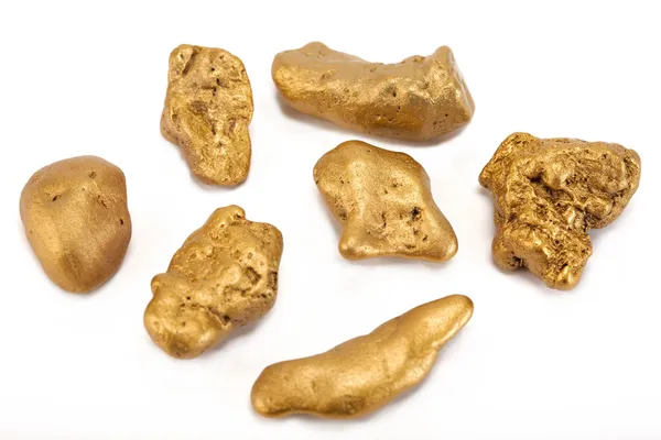 Nuggets of gold Royalty Free Stock Images