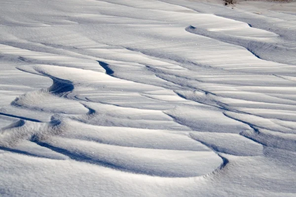 Снежный хаос — стоковое фото