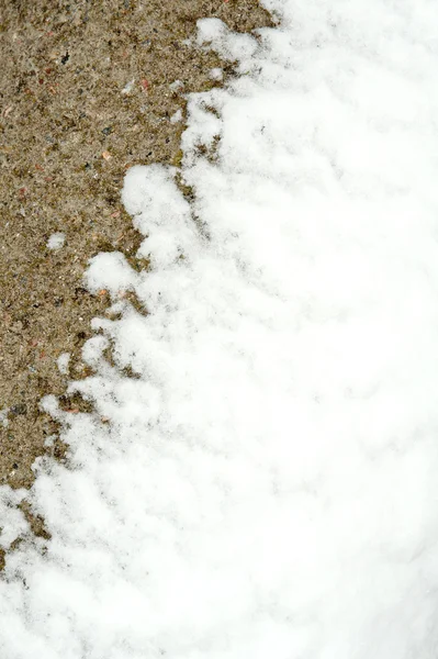Deszcz ze śniegiem — Zdjęcie stockowe