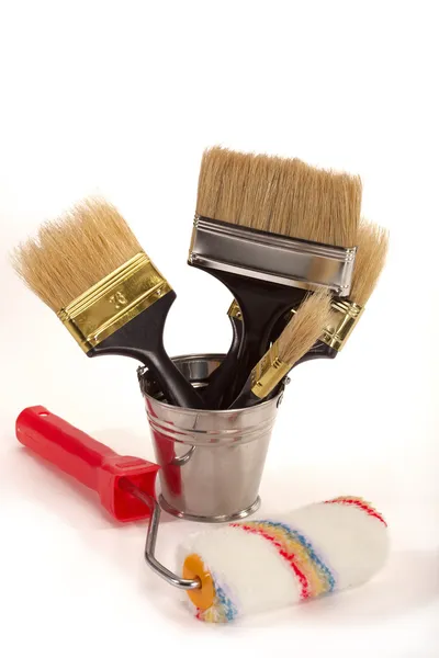 Brushes for painting Stock Image