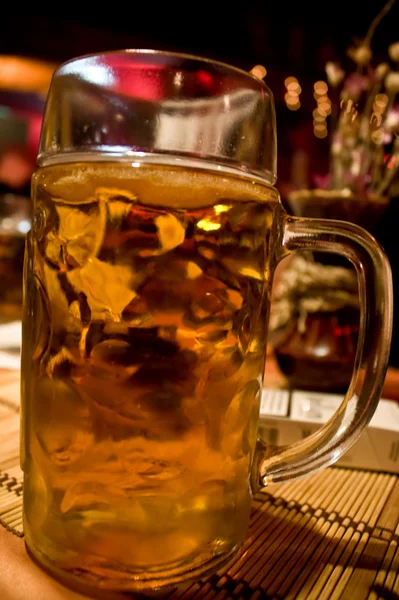 Birra al bar — Foto Stock