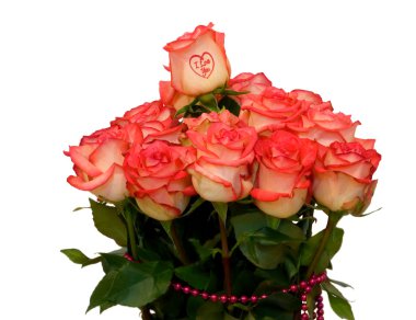 Bouquet of the roses clipart