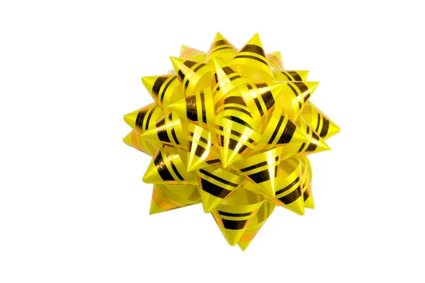 Yellow bow — Stock Photo, Image