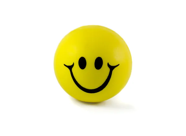 Bola amarilla sonríe —  Fotos de Stock
