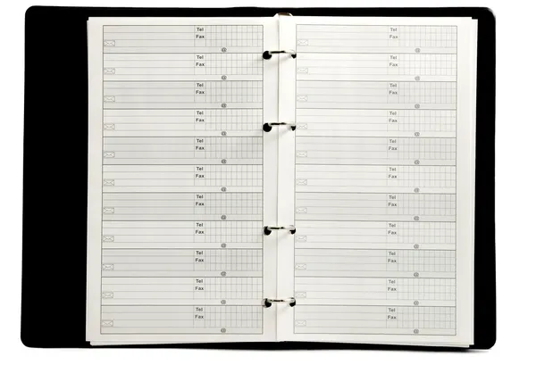 Cuaderno de direcciones —  Fotos de Stock