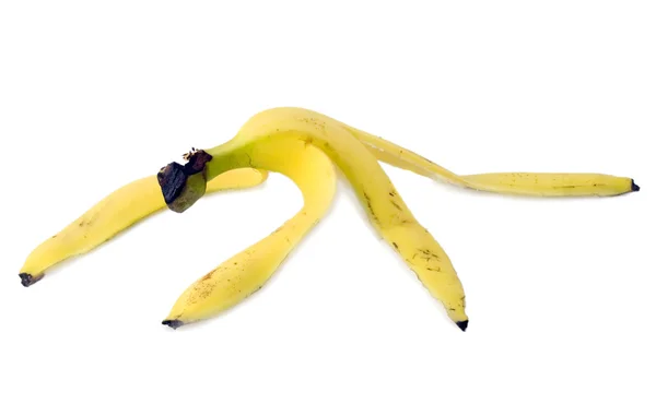 Banánová slupka — Stock fotografie
