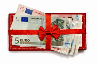 Euro gift clipart