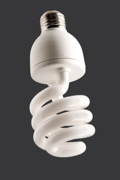 Fluorescerande energisparande lampa — Stockfoto