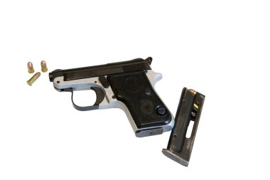 Pistol. Beretta 950 22 short clipart