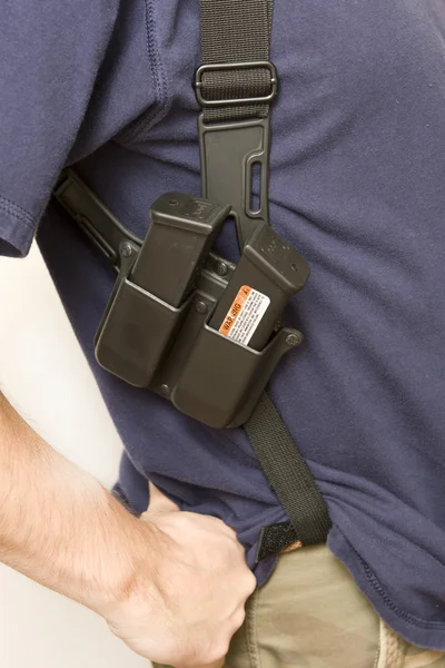 Holster with gun. — Stock Photo, Image