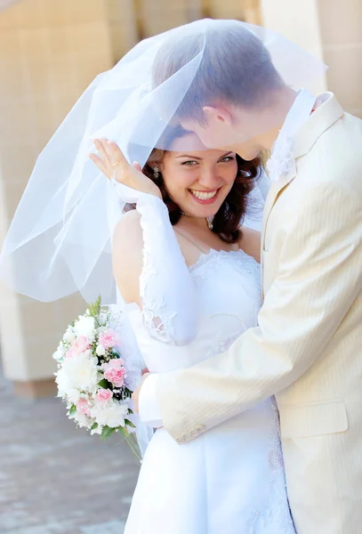 Bruden & brudgummen — Stockfoto
