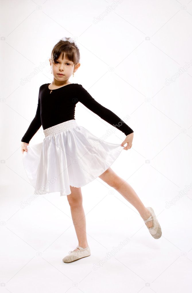 Dancing little girl