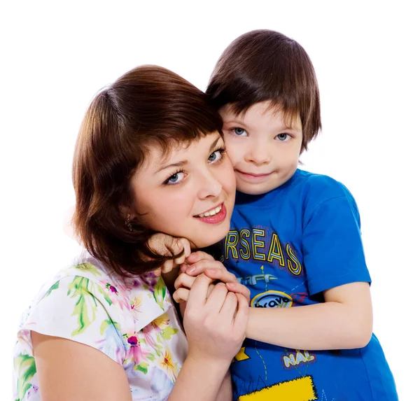 Mother with son Royalty Free Stock Photos