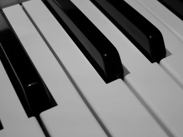 stock image Piano keys close up