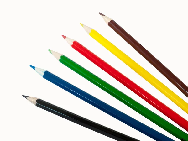 Цветные карандаши . — стоковое фото