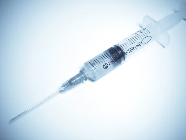 Filled syringe. — Stock Photo, Image