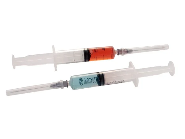 Filed syringes — Stock Photo, Image
