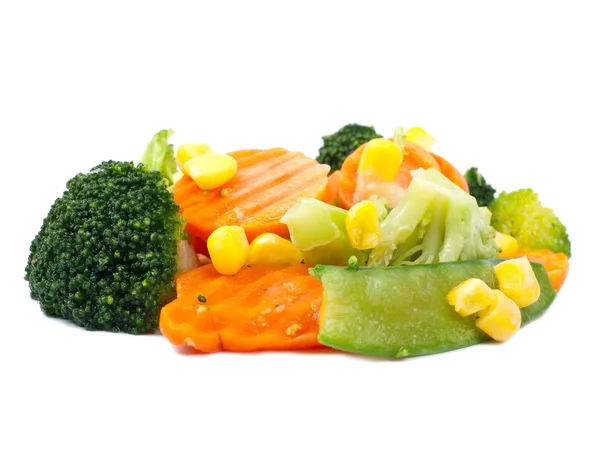 Zöldségek kész főzés — Stock Fotó