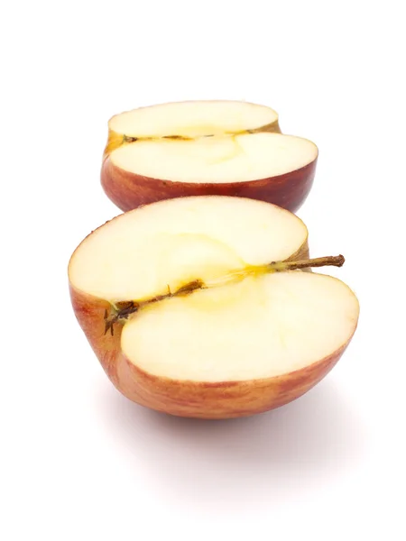 Обрізане яблуко — стокове фото