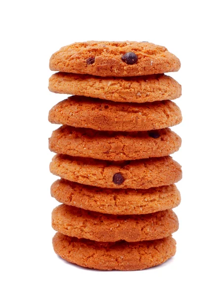 Csokoládé cookie halom — Stock Fotó