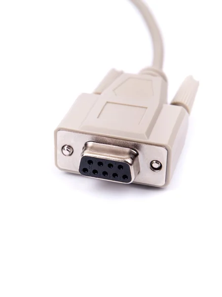 Cable de ordenador para puerto de comunicación — Foto de Stock