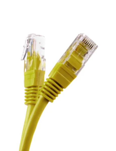 Connettori per cavi LAN — Foto Stock