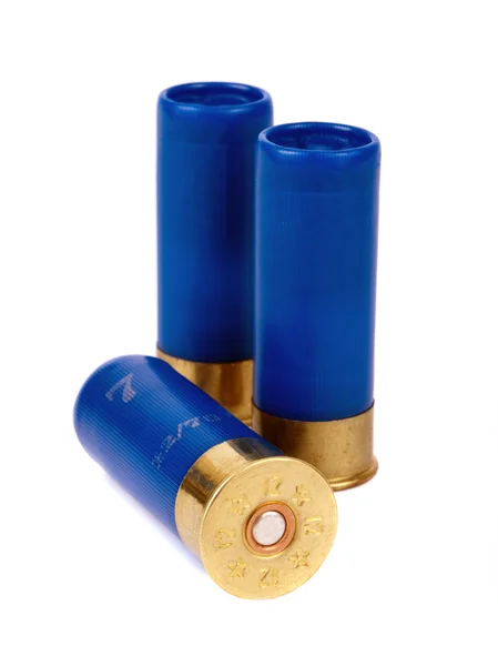 Shotgun cartriges 12 caliber — Stock Photo, Image