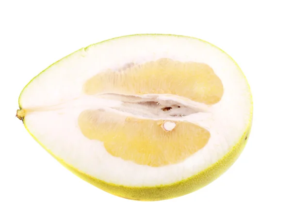 De helft van groene pomelo — Stockfoto