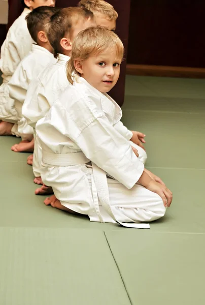 Aikido anak laki-laki — Stok Foto